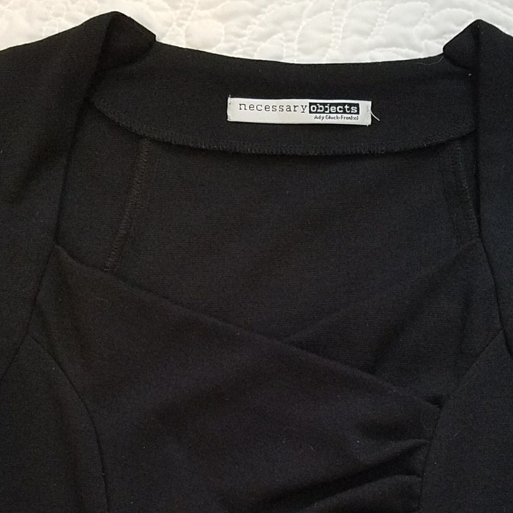 Necessary Objects Black Fitting Dress - image 4